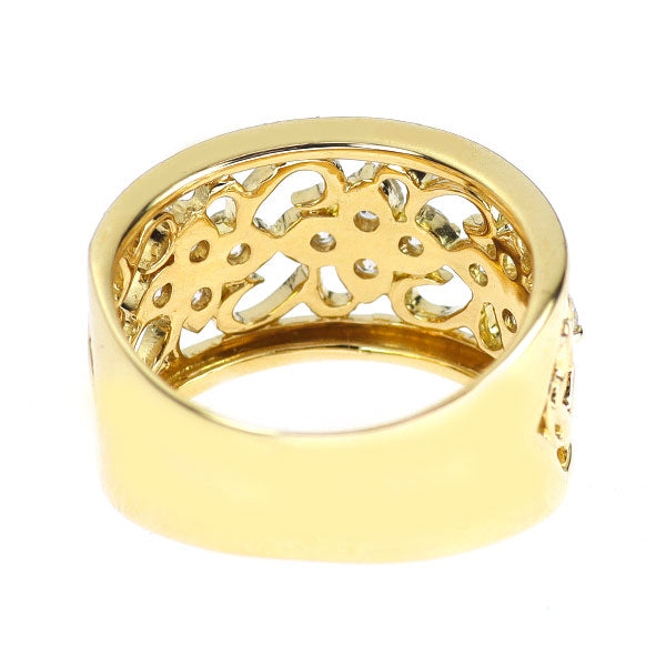 K18YG ダイヤモンド リング 0.85ct フラワー