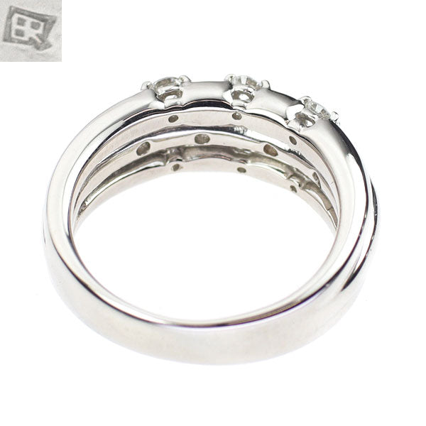ブルーリバー Pt900 ダイヤモンド リング 0.53ct