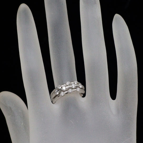 ブルーリバー Pt900 ダイヤモンド リング 0.53ct