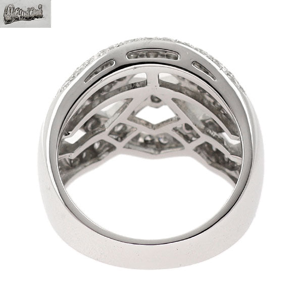 ダミアーニ K18WG ダイヤモンド リング 0.91ct