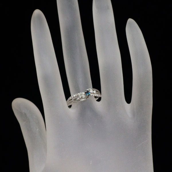 希少 Pt900 アレキサンドライト ダイヤモンド リング 0.15ct D0.19ct