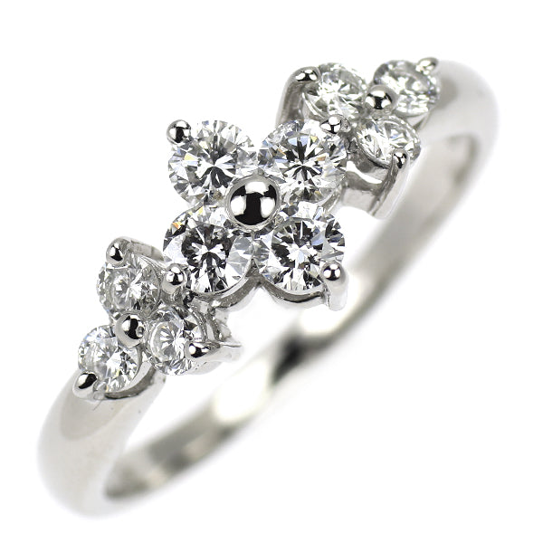 Pt900 ダイヤモンド リング 0.70ct フラワー