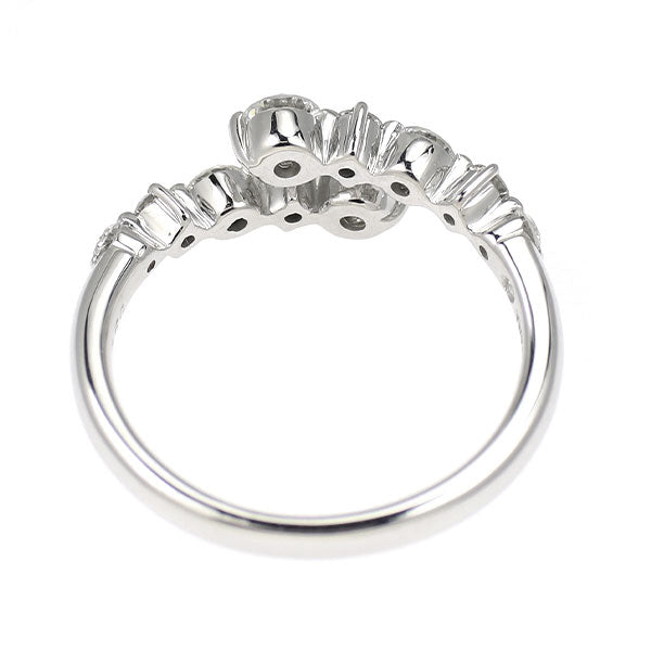 K18WG ダイヤモンド リング 0.50ct