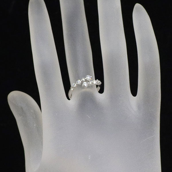 K18WG ダイヤモンド リング 0.50ct