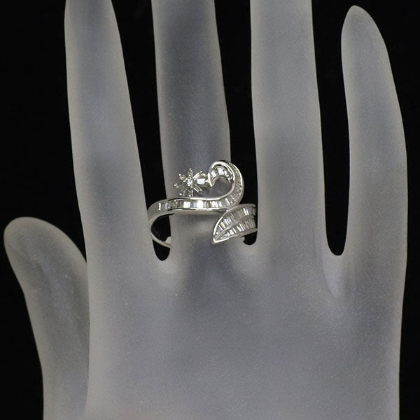 K18WG ダイヤモンド リング 0.60ct