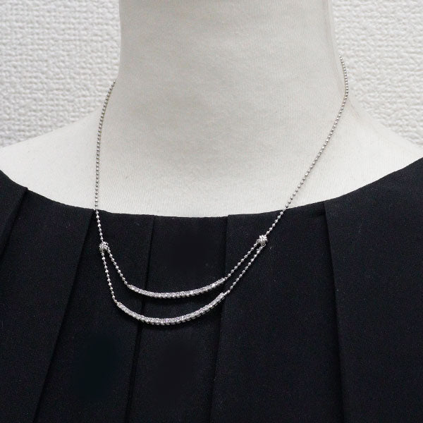 Pt900/ Pt850 ダイヤモンド ペンダントネックレス 1.24ct