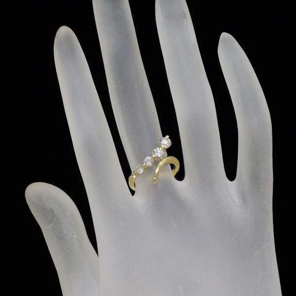 K18YG ダイヤモンド リング 0.78ct