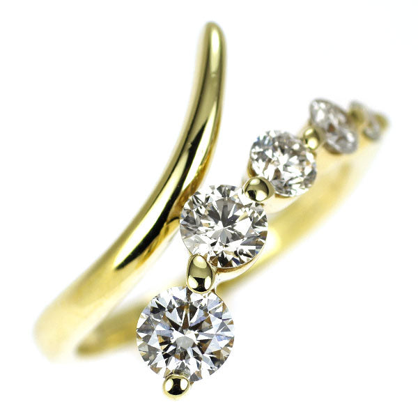 K18YG ダイヤモンド リング 0.78ct