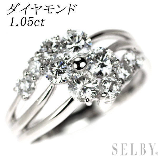 Pt900 ダイヤモンド リング 1.05ct
