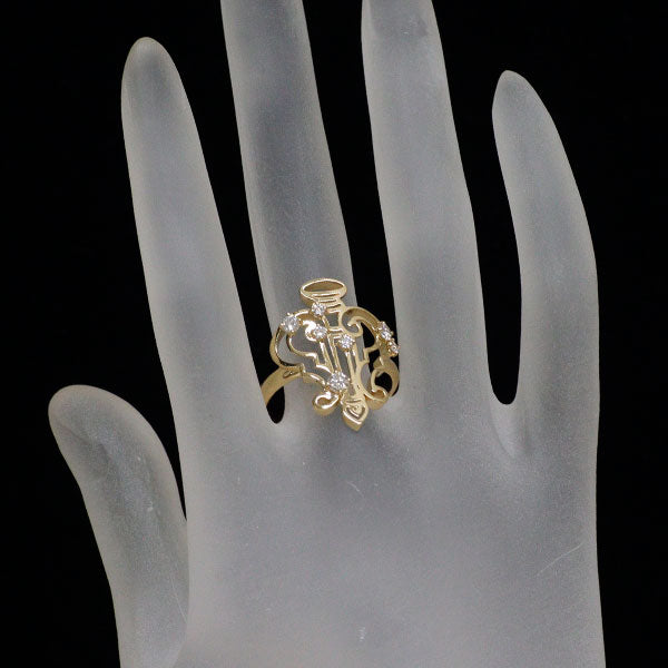 K18YG ダイヤモンド リング 0.40ct