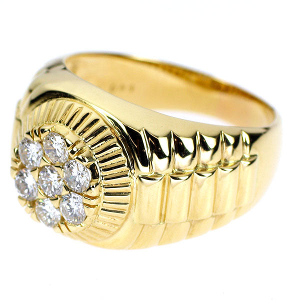 K18YG ダイヤモンド リング 0.81ct