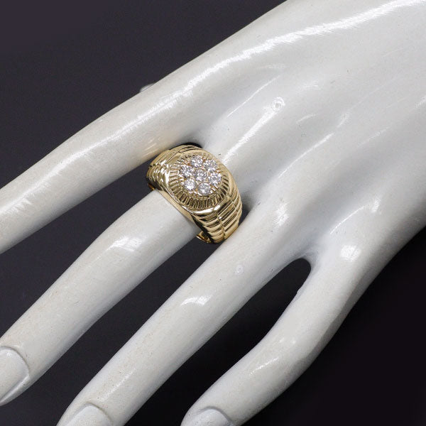 K18YG ダイヤモンド リング 0.81ct