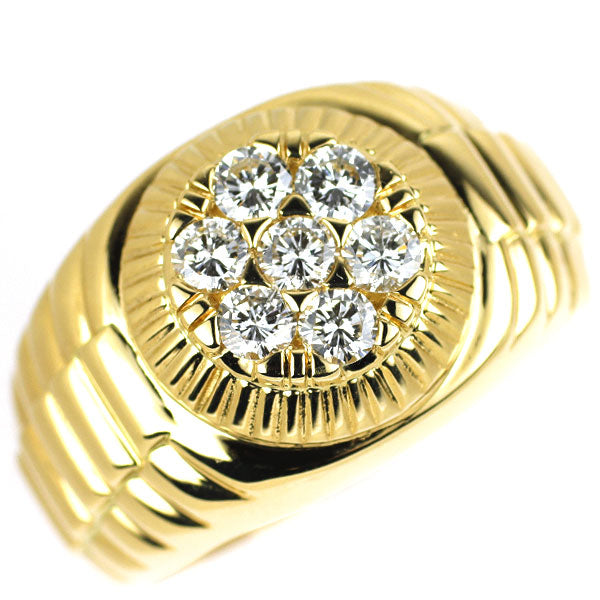 K18YG ダイヤモンド リング 0.81ct