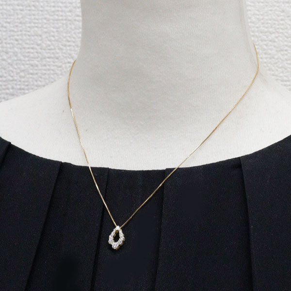 K18YG ダイヤモンド ペンダントネックレス 0.51ct