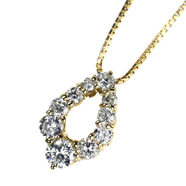 K18YG ダイヤモンド ペンダントネックレス 0.51ct