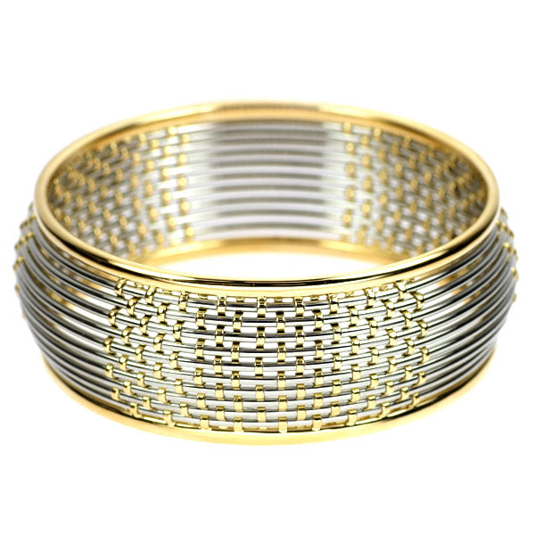 カルティエ K18YG/SS バングル  ヴィンテージ 《セルビー銀座店》【中古】