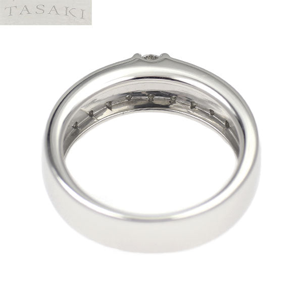 田崎真珠 K18WG ダイヤモンド リング 0.46ct