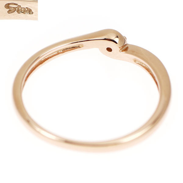 スタージュエリー K18PG ダイヤモンド リング 0.05ct