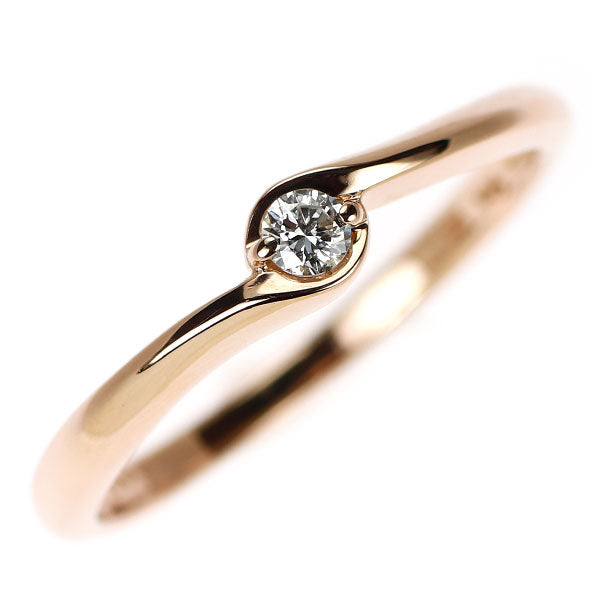 スタージュエリー K18PG ダイヤモンド リング 0.05ct