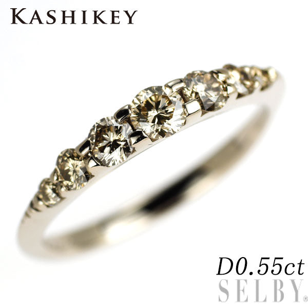 カシケイ K18BG ダイヤモンド リング 0.55ct ネイキッド