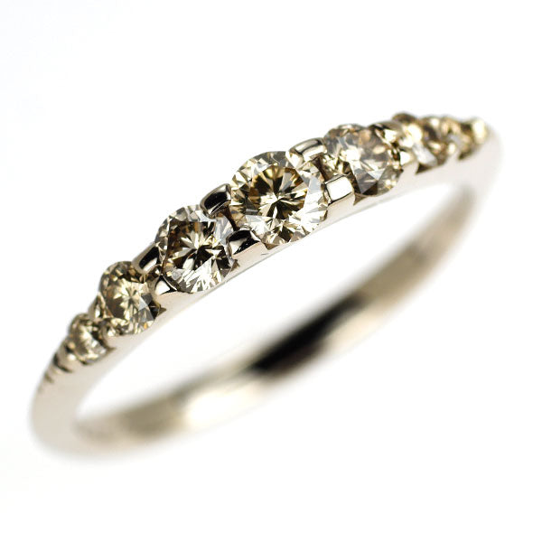 カシケイ K18BG ダイヤモンド リング 0.55ct ネイキッド