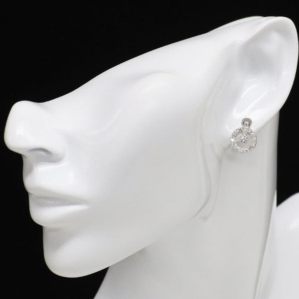 K18WG ダイヤモンド ピアス 1.00ct