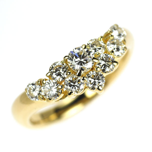 K18YG ダイヤモンド リング 0.83ct