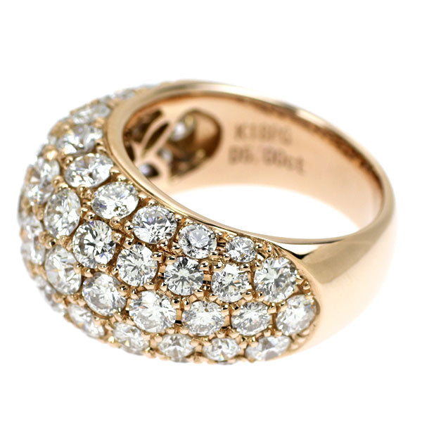 K18PG ダイヤモンド リング 5.00ct パヴェ 《セルビー銀座店》【中古】
