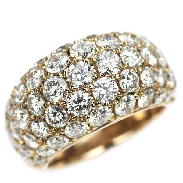 K18PG ダイヤモンド リング 5.00ct パヴェ 《セルビー銀座店》【中古】