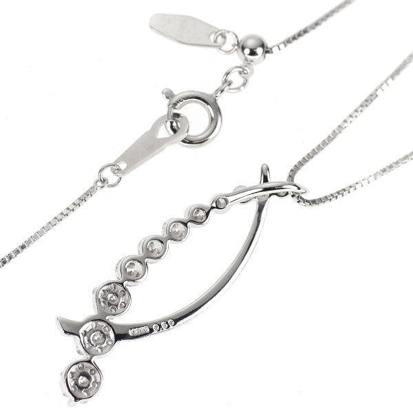 K18WG ダイヤモンド ペンダントネックレス 0.50ct