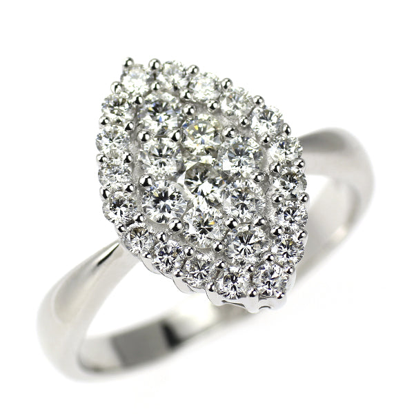 K18WG ダイヤモンド リング 1.00ct