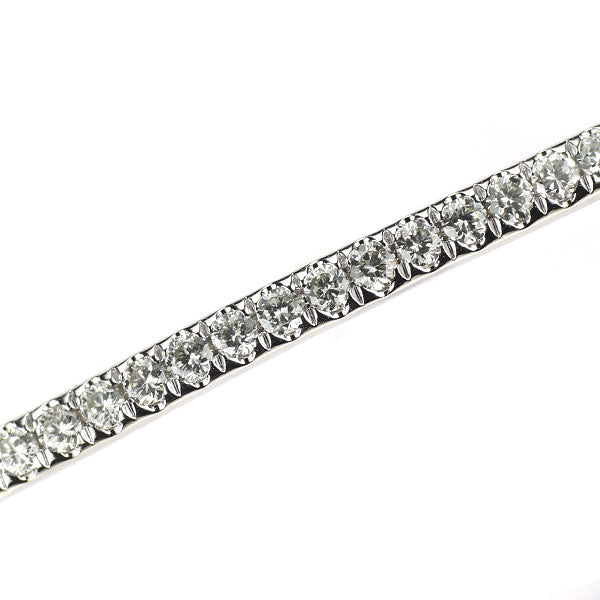 K18WG ダイヤモンド アンクレット 0.39ct