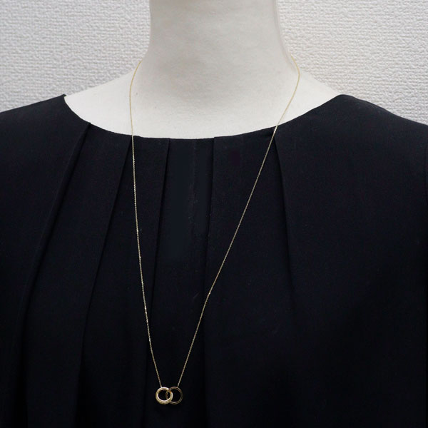 K18YG ダイヤモンド ペンダントネックレス 0.24ct