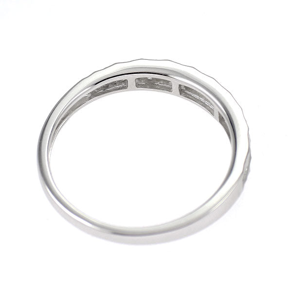 K18WG ダイヤモンド リング 0.20ct ハーフエタニティ