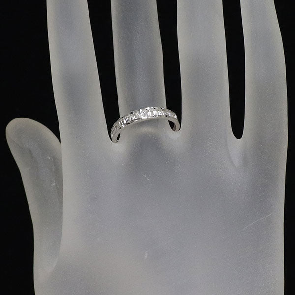 K18WG ダイヤモンド リング 0.20ct ハーフエタニティ