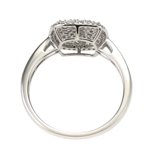 K18WG ダイヤモンド リング 0.45ct