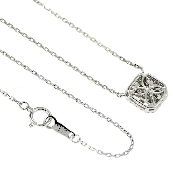 K18WG ダイヤモンド ペンダントネックレス 0.386ct