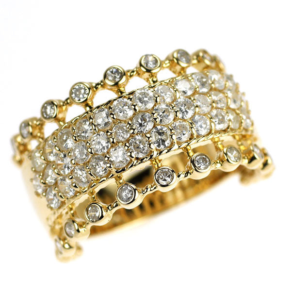 K18YG ダイヤモンド リング 1.00ct