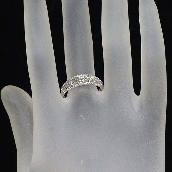 K18WG ダイヤモンド リング 0.45ct