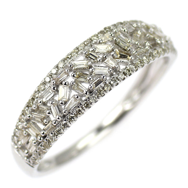 K18WG ダイヤモンド リング 0.45ct