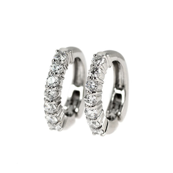 Pt900 ダイヤモンド イヤリング 0.52ct