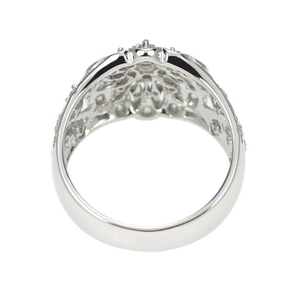 K18WG ダイヤモンド リング 0.72ct アンティークレース