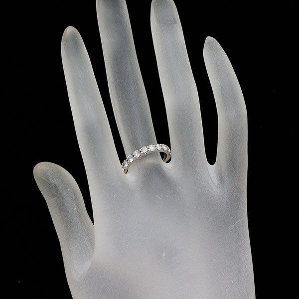 Pt900 ダイヤモンド リング 1.00ct ハーフエタニティ