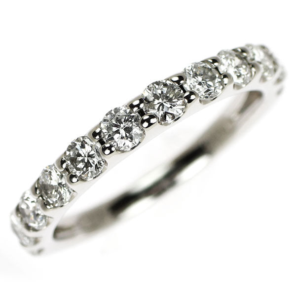 Pt900 ダイヤモンド リング 1.00ct ハーフエタニティ