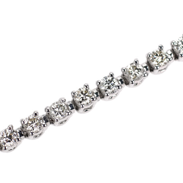 K18WG ダイヤモンド テニス ブレスレット 2.03ct