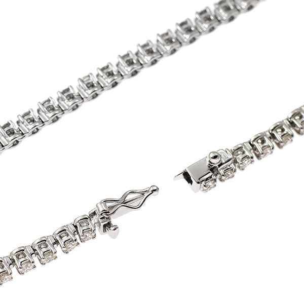 K18WG ダイヤモンド テニス ブレスレット 2.03ct