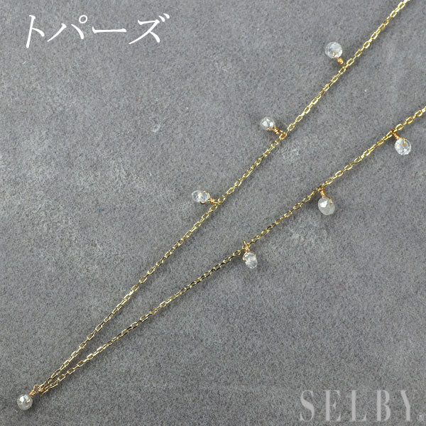K10YG トパーズ ネックレス
