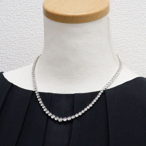 Pt850 ダイヤモンド ネックレス 3.00ct テニス