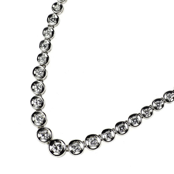 Pt850 ダイヤモンド ネックレス 3.00ct テニス