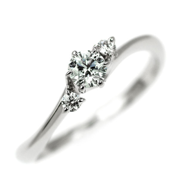 スタージュエリー Pt950 ダイヤモンド リング 0.183ct D0.04ct
